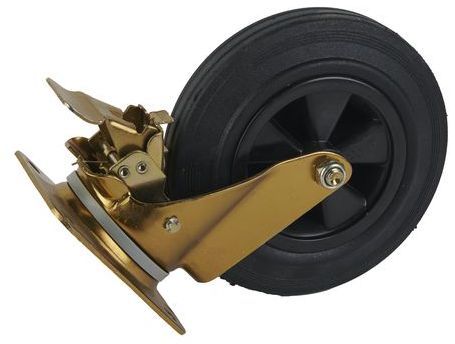 Промышленное колесо поворотное с тормозом 160 мм SCb63K - фото