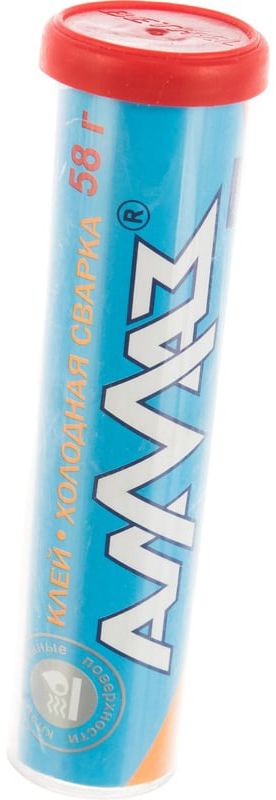 Клей холодная сварка для батарей и труб AZ-0140 АЛМАЗ 54876, 58 гр - фото