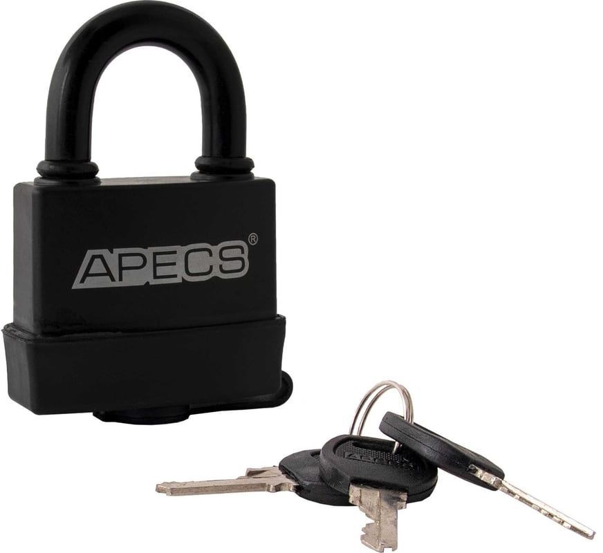 Замок навесной влагостойкий APECS PDR-50, чугун - фото