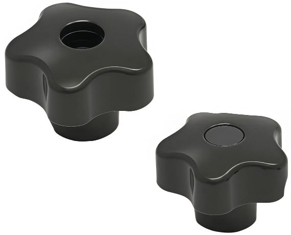 Ручка звездообразная с внутренней резьбой U71, пластик - фото