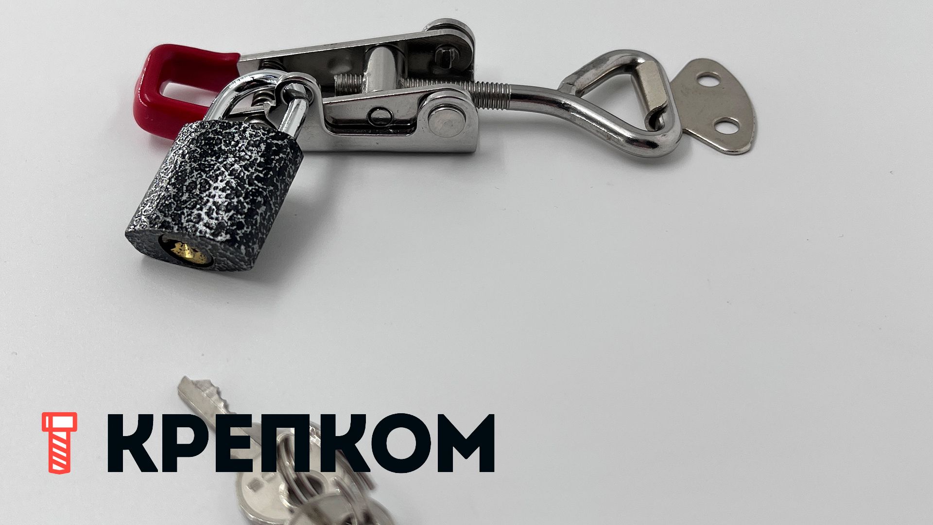 Замок регулируемый натяжной L=79-93 мм, нагрузка 102 кг, 5123C, нержавеющая сталь А2 - фото