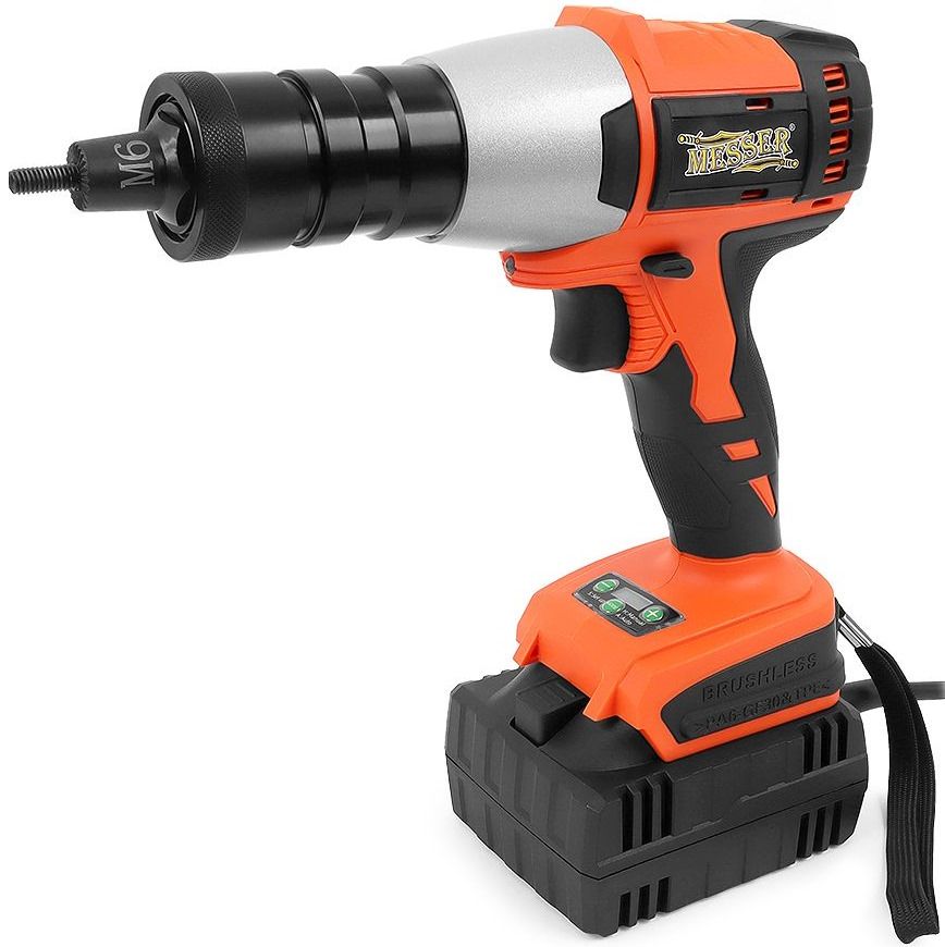 Заклепочник электрический для резьбовых заклепок М3 - М6 Messer М5000 - фото