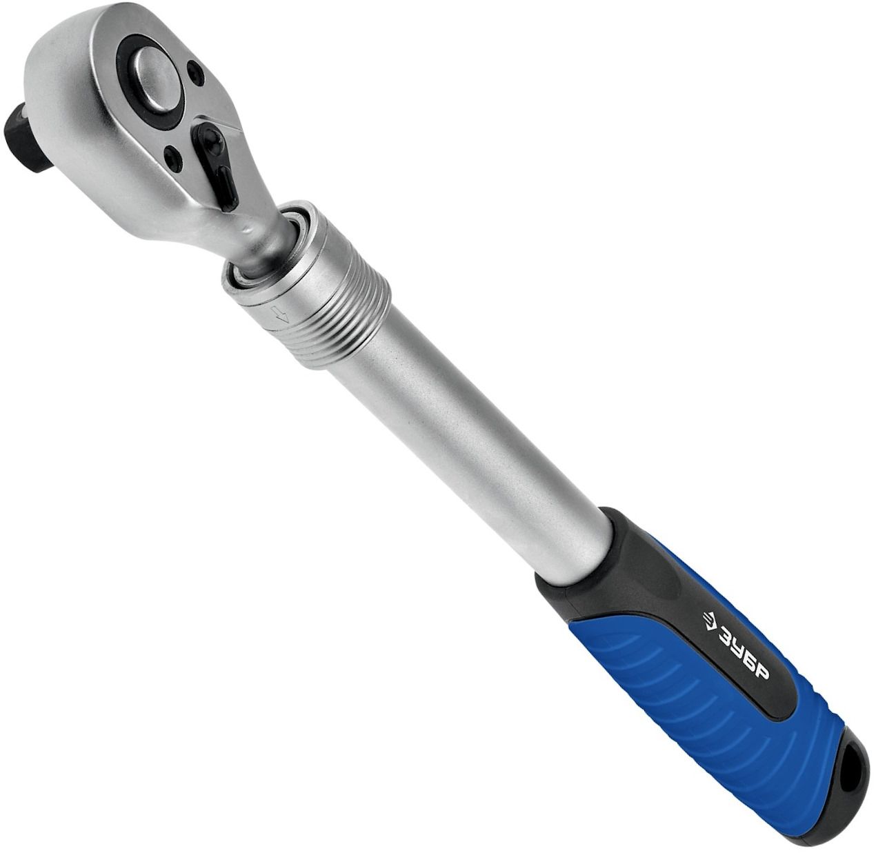 Рукоятка трещоточная телескопическая 1/4", 72 зубца ЗУБР 27732-1/4 - фото