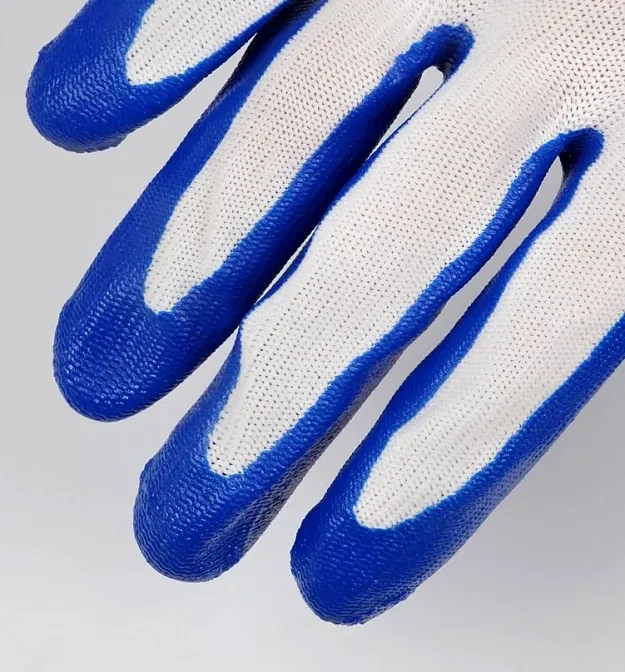 Перчатки антискользящие, полиэстер с нитриловым обливом, 9(L), Fiberon Механик PSV028P - фото