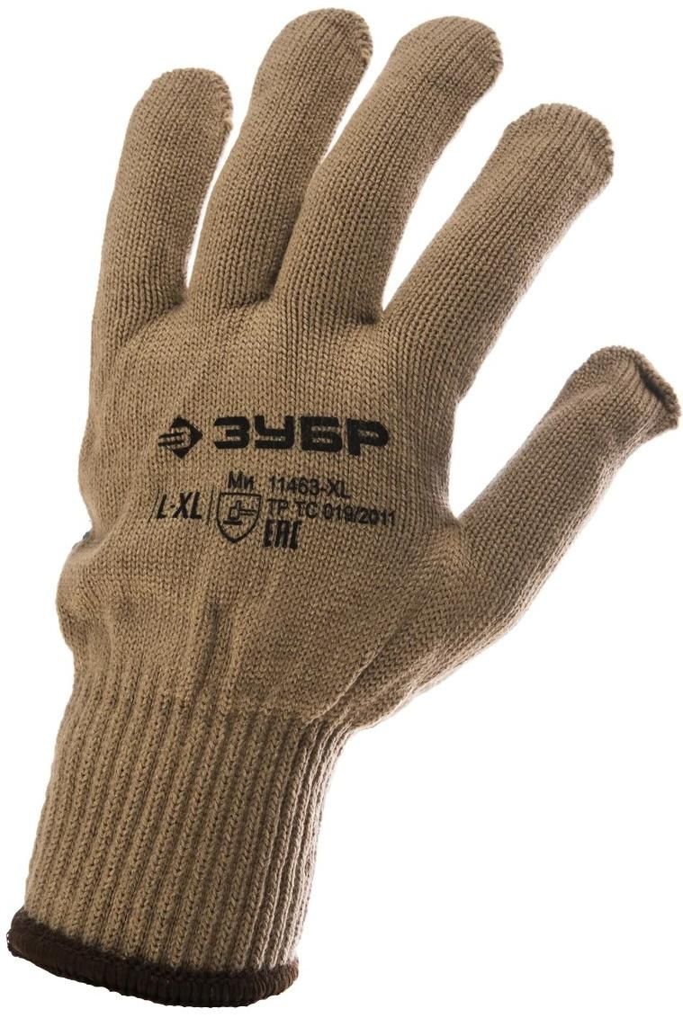 Перчатки акриловые, покрытие точка ПВХ, утеплённые, 10 класс, L-XL Енисей ЗУБР PROF 11463-XL - фото