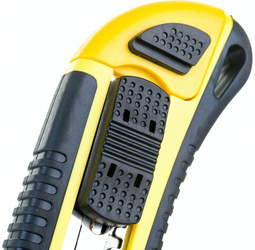 Нож технический с автофиксатором 18 мм FIT 10263, 3 лезвия - фото