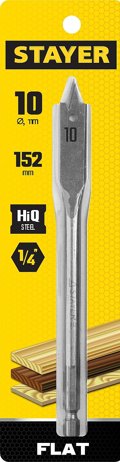 Сверло по дереву перовое Flat Stayer - фото