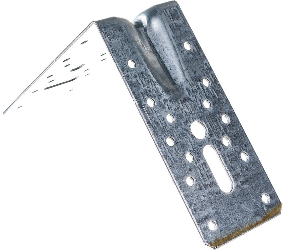 Уголок усиленный 145х145х65х2,0 мм RKPL10 горячий цинк, 20 шт - фото