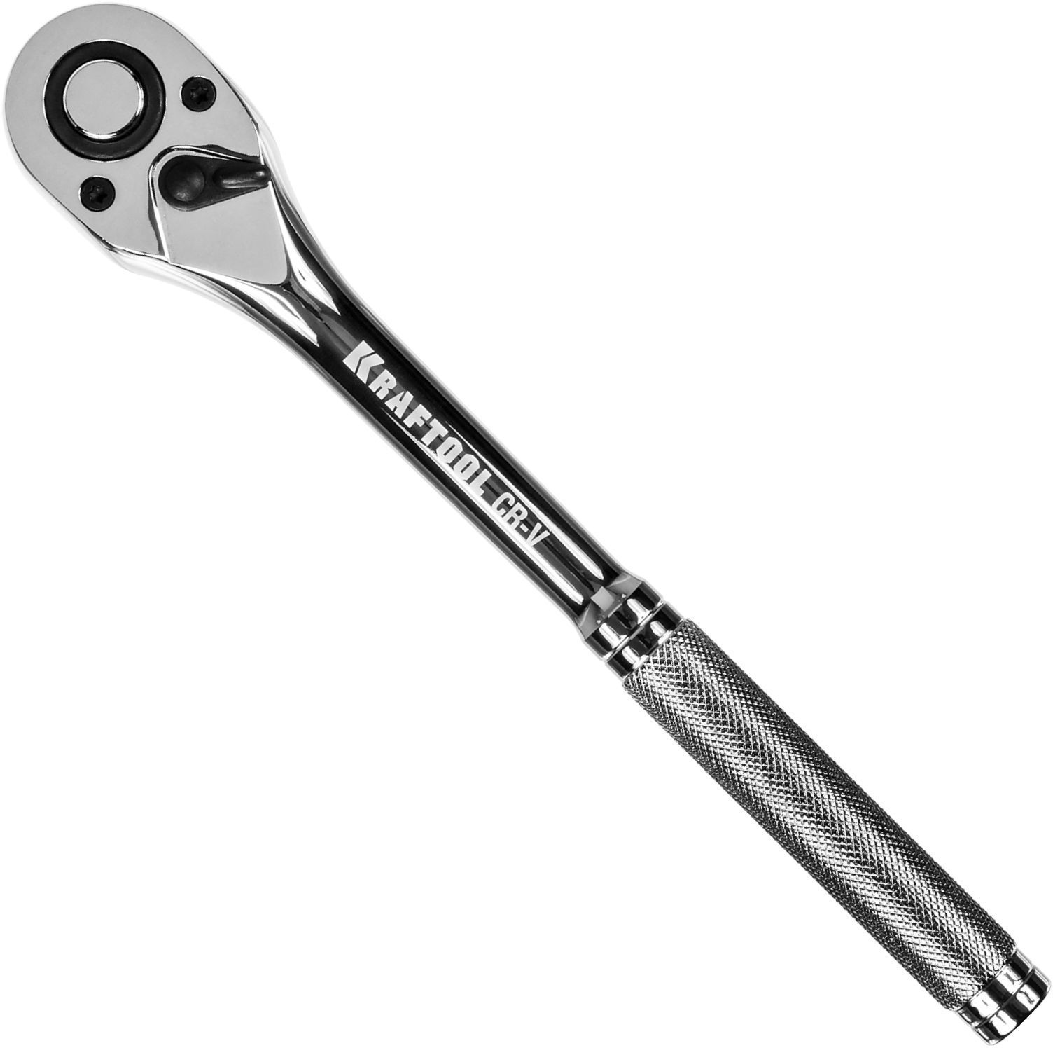 Рукоятка трещоточная цельнометаллическая 1/2", 72 зубца Kraftool 27793-1/2_z02 - фото