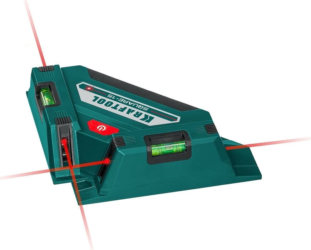 Угольник лазерный для укладки кафеля Kraftool Square-15 34705 - фото