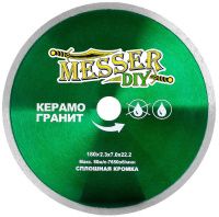 Диск алмазный для керамогранита 180 мм, Messer-DIY 03.180.008 Диск алмазный для керамогранита 180 мм, Messer-DIY 03.180.008
