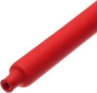 Трубка термоусаживаемая с клеевым слоем 20/6 мм, не поддерживающая горения 3:1 ТТК КВТ 85064, красная Трубка термоусаживаемая с клеевым слоем 20/6 мм, не поддерживающая горения 3:1 ТТК КВТ 85064, красная