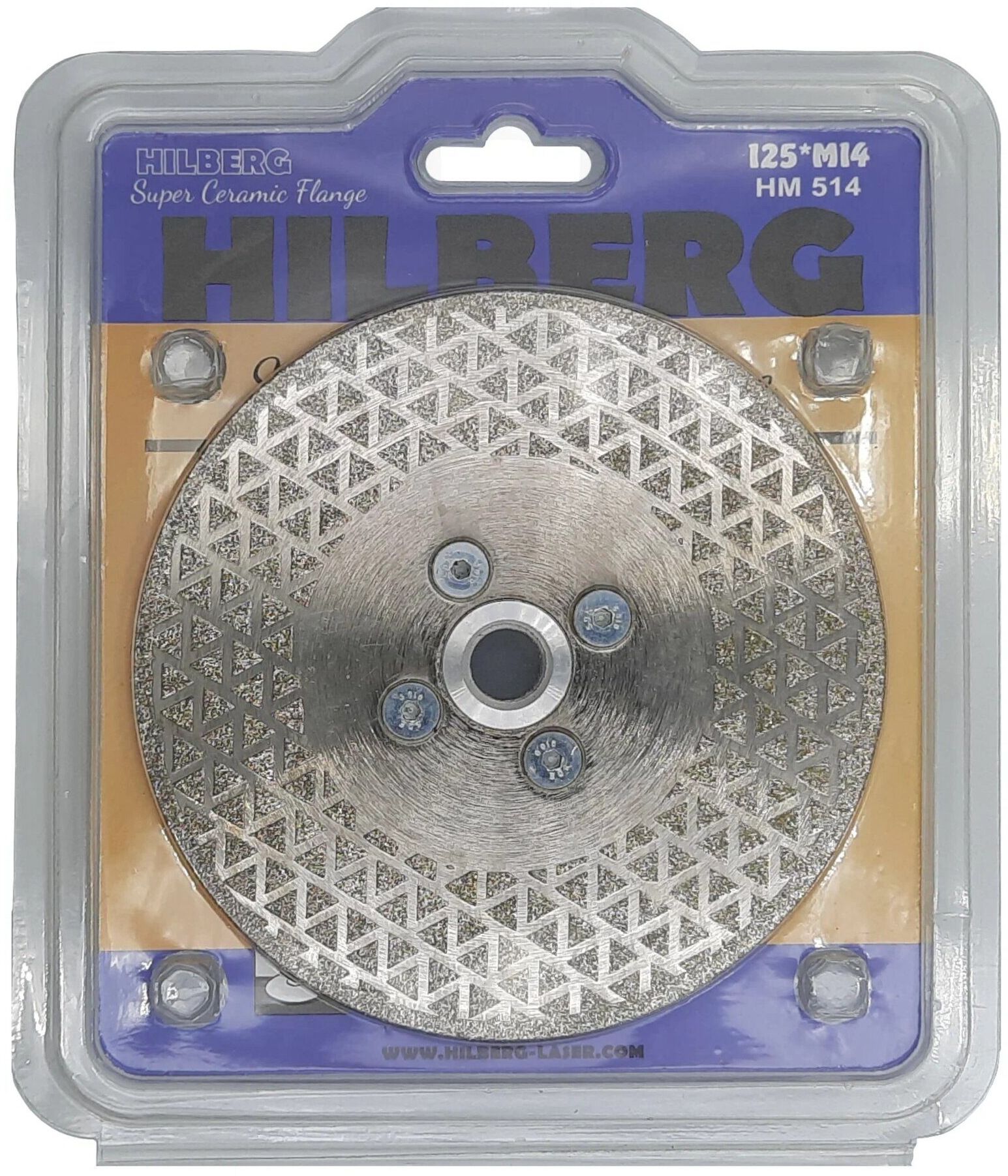 Диск алмазный отрезной 125х14 мм Hilberg Super Ceramic Flange HM514 - фото
