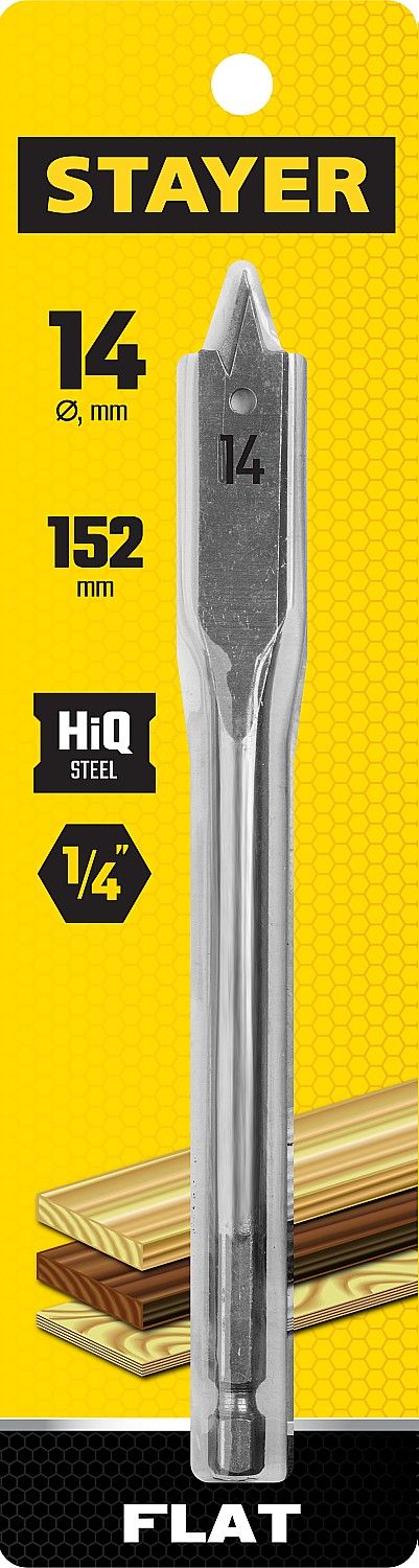 Сверло по дереву перовое Flat Stayer - фото