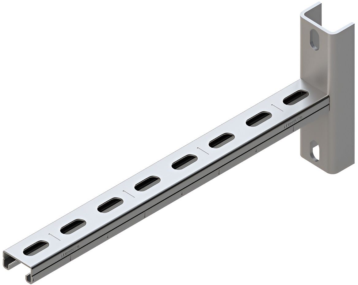 Консоль монтажная седельная 41х21 TERMOCLIP, оцинкованная сталь - фото