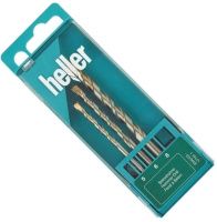 Набор сверл по бетону спиральных ц/х Helller ProConcrete TD17751, 3 предмета Набор сверл по бетону спиральных ц/х Helller ProConcrete TD17751, 3 предмета