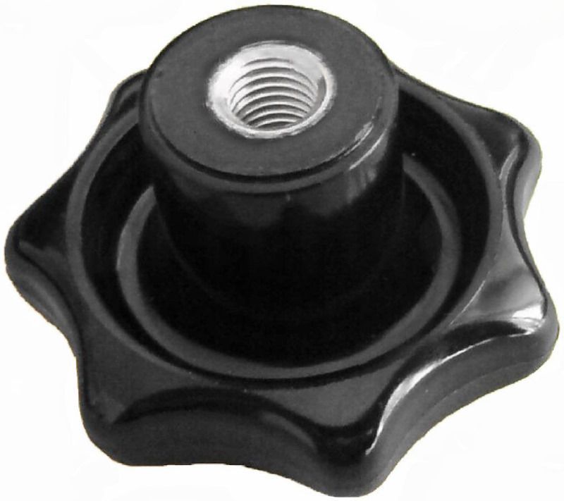 Ручка лепестковая со стальной втулкой DIN 6336 K-St, пластик - фото