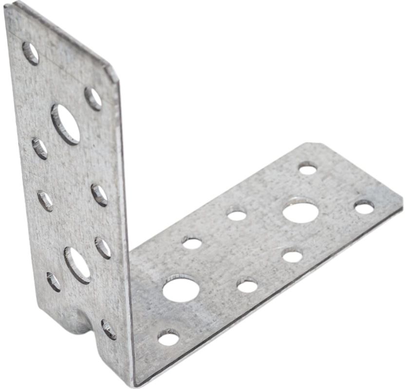 Уголок усиленный 90х90х35х2,0 мм RKPL9 горячий цинк, 20 шт - фото