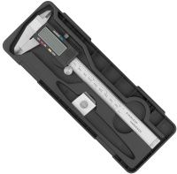 Штангенциркуль электронный ШЦЦ I 150х0,01 мм FIT 19856, нержавеющая сталь Штангенциркуль электронный ШЦЦ I 150х0,01 мм FIT 19856, нержавеющая сталь