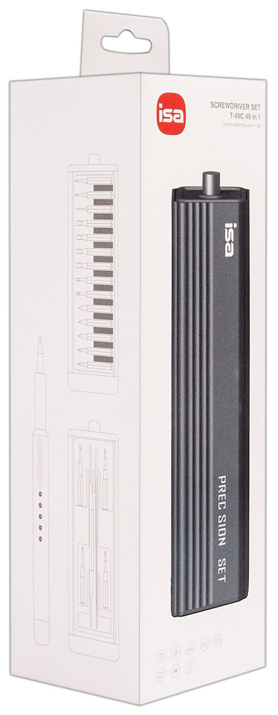 Набор отверток в пенале 49 в 1 ISA, IS611130 - фото
