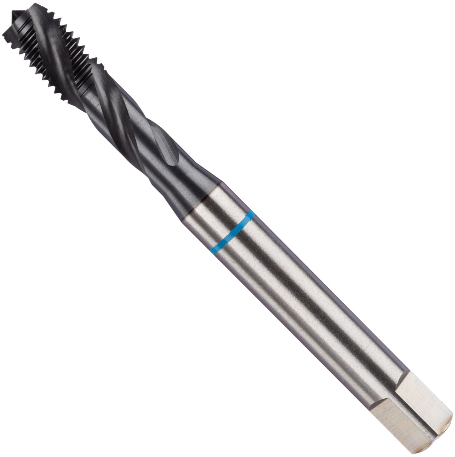 Метчик машинный спиральный №1533 М10х1,5 DIN 371 HSSE TiALN Профоснастка 50233033, метрическая резьба - фото