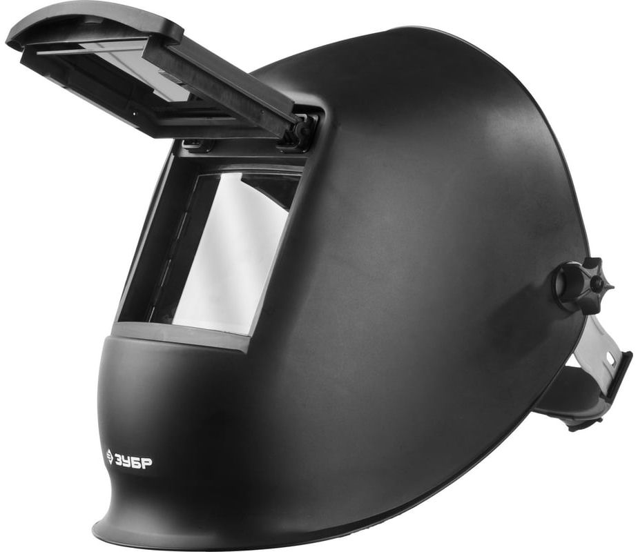 Маска сварщика, откидной блок со стеклянным светофильтром МСО-11 ЗУБР 11072 - фото