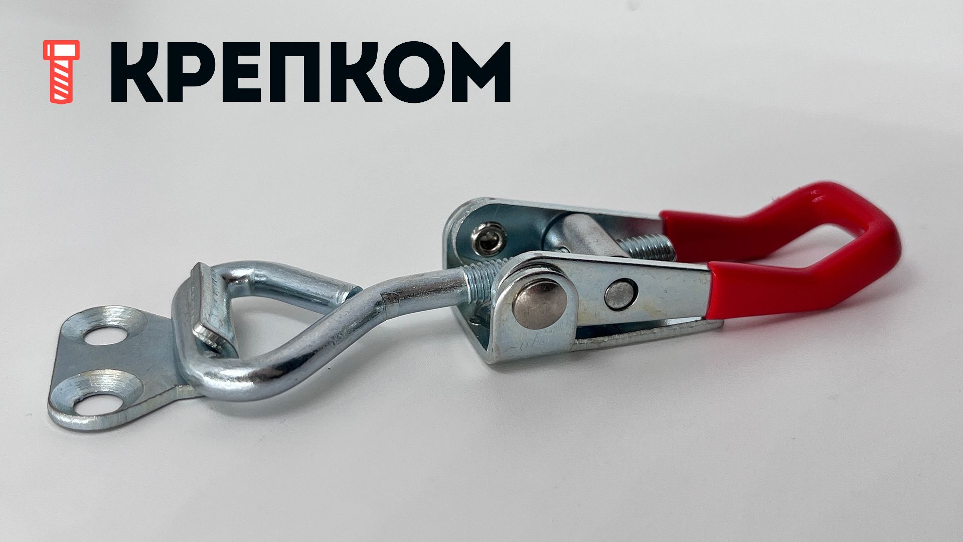 Замок регулируемый натяжной L=35-49 мм, нагрузка 102 кг, 5112, оцинкованная сталь - фото