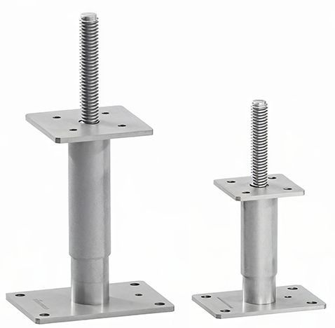 Опора регулируемая для наружных соединений 160х160х180-210 мм Holz R30120 - фото