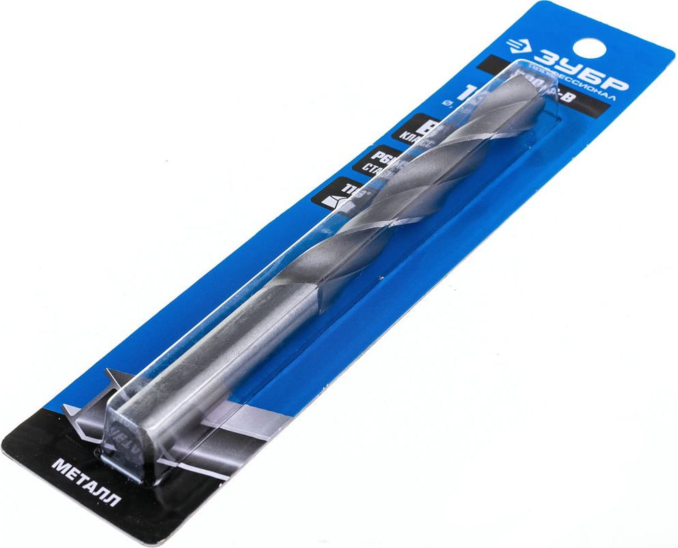 Сверло по металлу класс B сталь Р6М5 Профессионал ЗУБР - фото