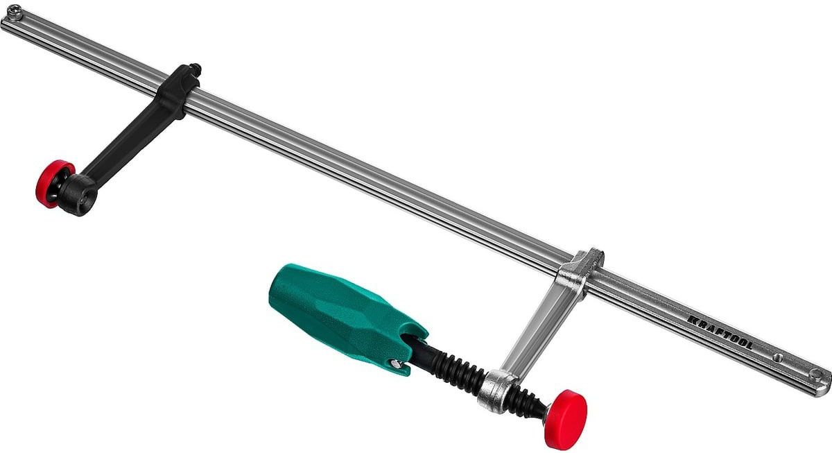 Струбцина универсальная UF-400/8, 80х400 мм, тип F, Kraftool 32018-080-400 - фото