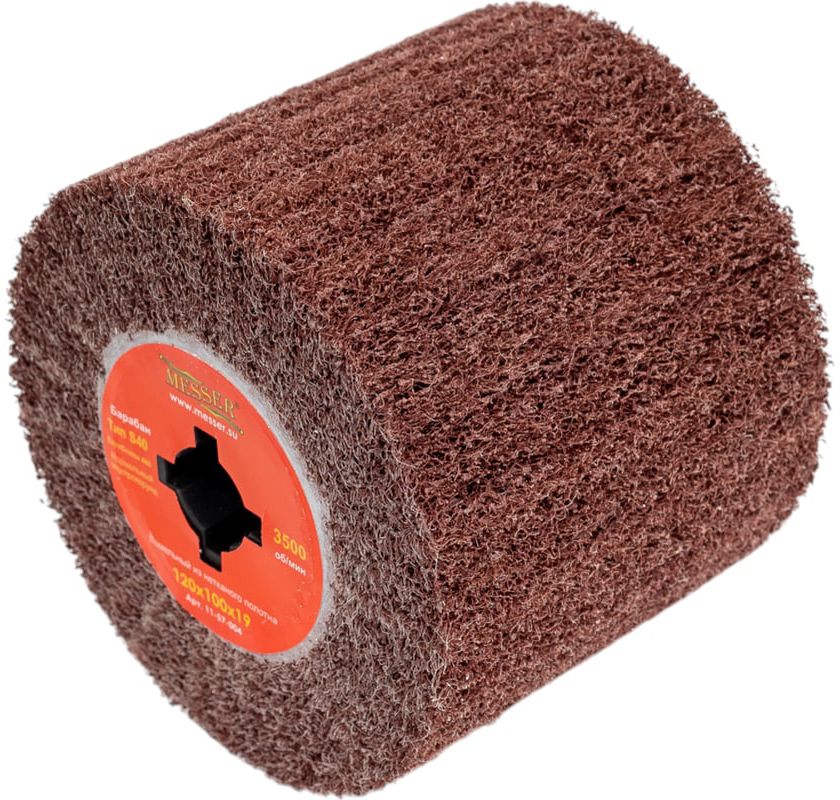 Барабан ламельный Р60-Р180 посадка 19 мм Messer - фото