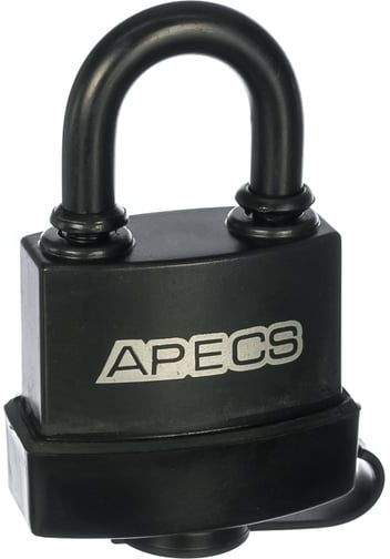 Замок навесной влагостойкий APECS PDR-50, чугун - фото
