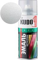 Эмаль универсальная металлик 520 мл Kudo Silver Grain Finish KU-1026, серебро, 12 шт Эмаль универсальная металлик 520 мл Kudo Silver Grain Finish KU-1026, серебро, 12 шт
