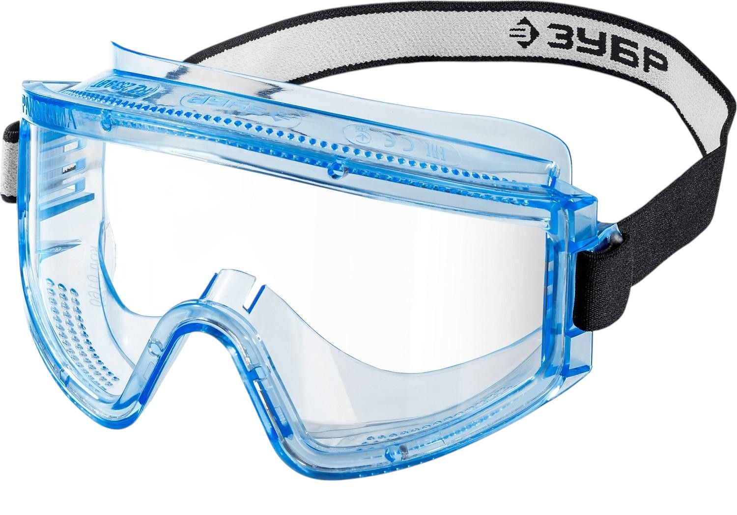 Защитные очки закрытого типа с прямой вентиляцией Панорама П ЗУБР 110231 - фото