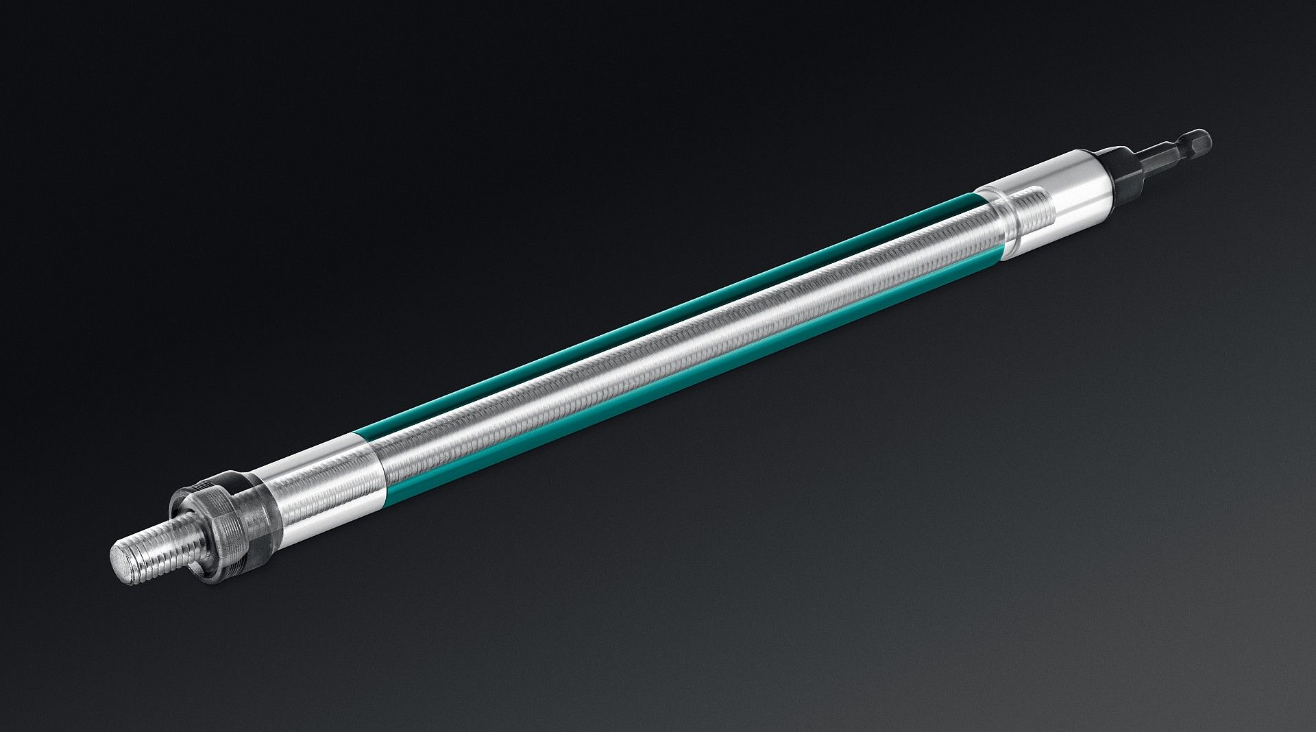 Бита ударная длинная 285 мм с торцовой головкой 10 мм (М6) Giraf Kraftool 26197-10 - фото