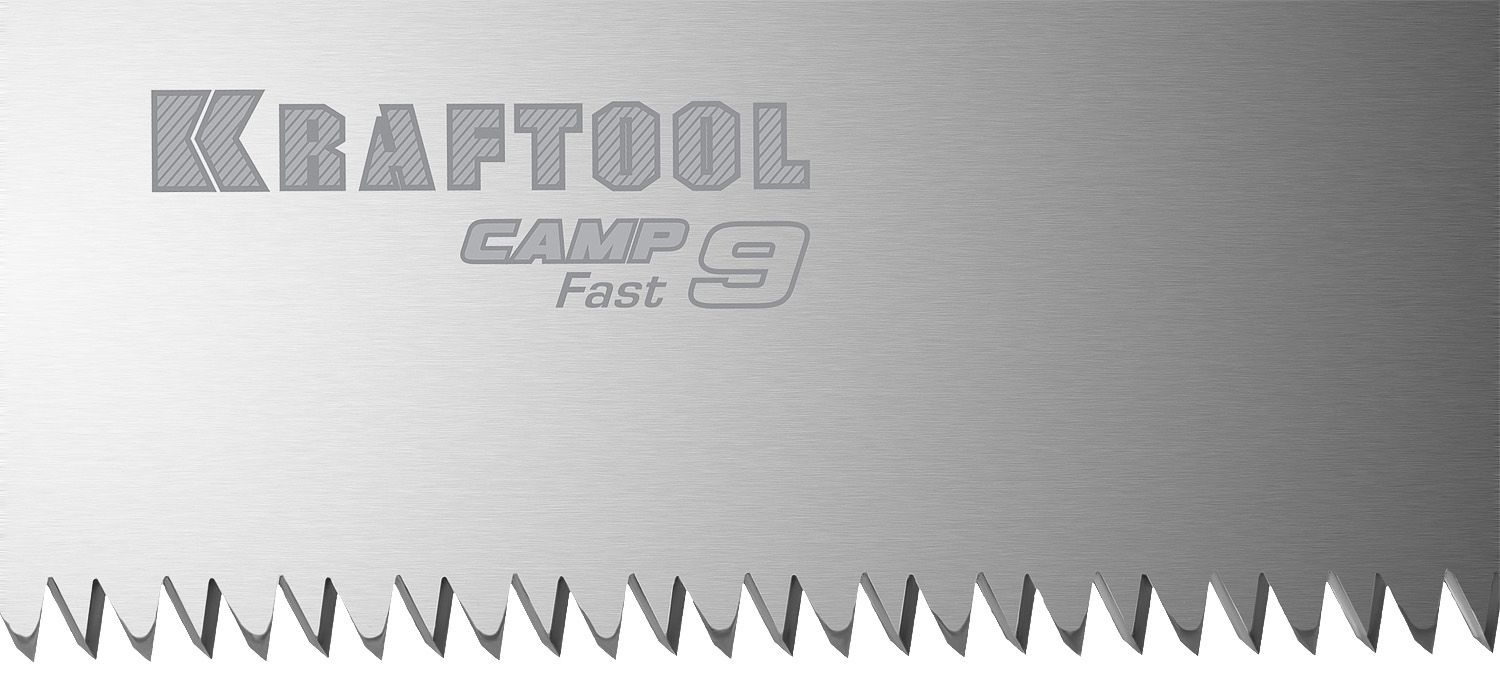 Ножовка для быстрого реза сырой древесины Camp Fast 9 Kraftool 15218 - фото
