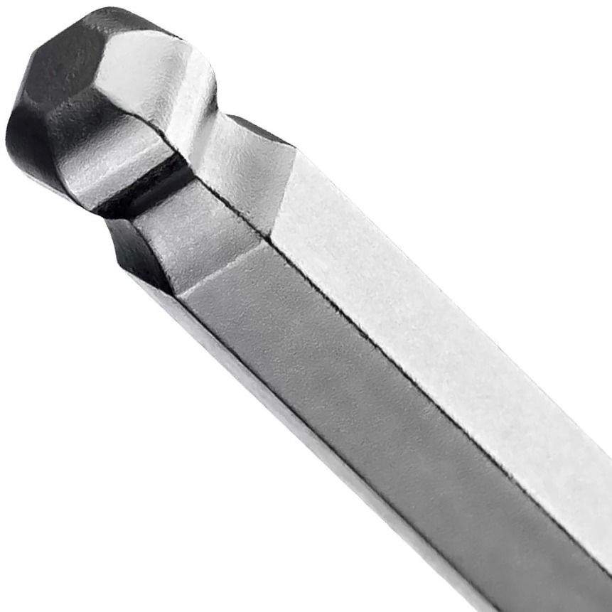 Отвертка под внутренний шестигранник HEX сферический магнитный наконечник Kraftool X-Drive, сталь Cr-Mo - фото