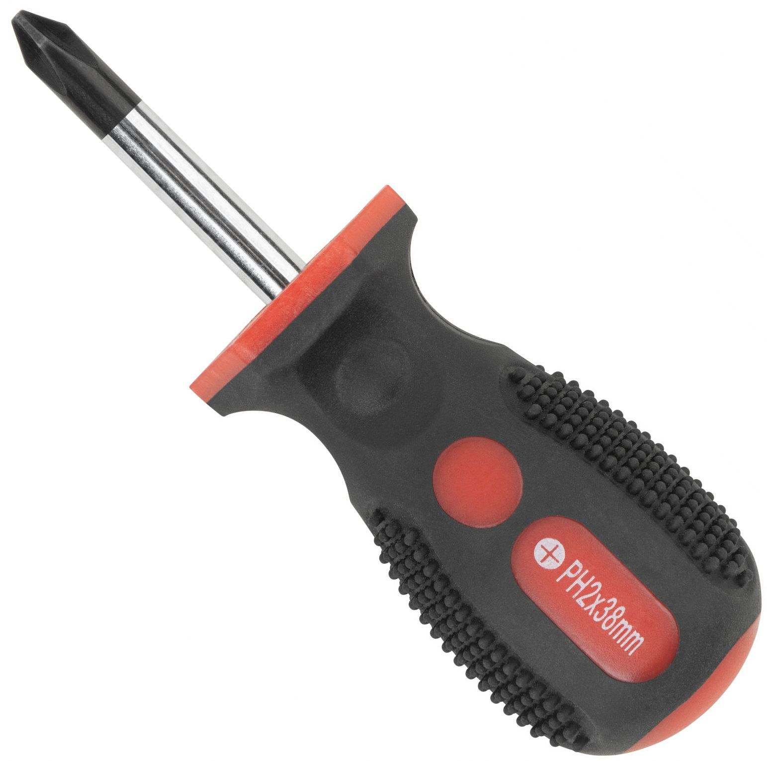 Отвертка с прорезиненной ручкой РН FIT Универсал, хромованадиевая сталь - фото