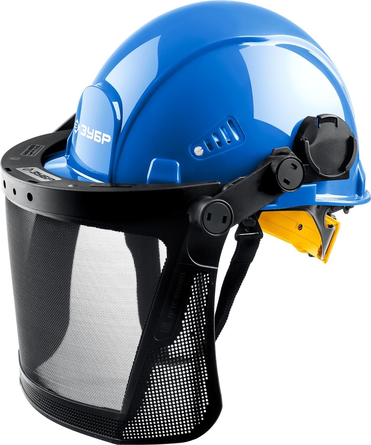 Щиток лицевой защитный 190х339 мм для крепления на каске ЗАСЛОН-С ЗУБР 110855 - фото