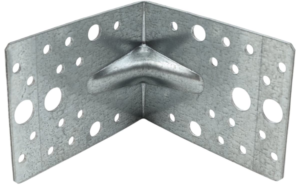 Уголок усиленный 100х100х80х2,0 мм RKPL14 горячий цинк, 20 шт - фото