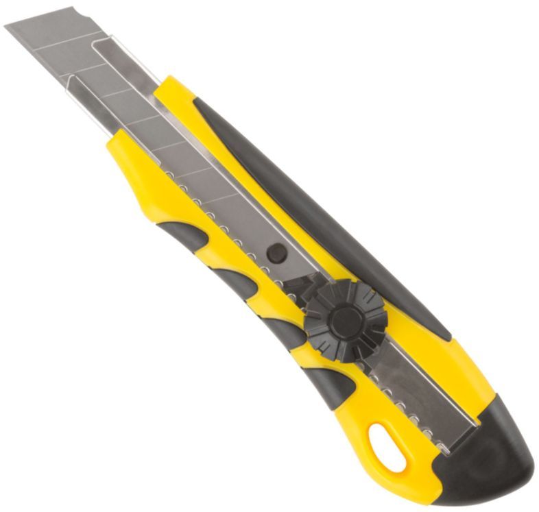 Нож технический с винтовым фиксатором 18 мм FIT 10253 - фото