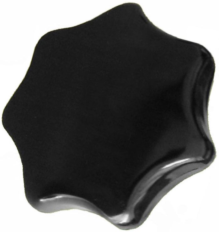 Ручка лепестковая с латунной втулкой DIN 6336 K-Ms, пластик - фото