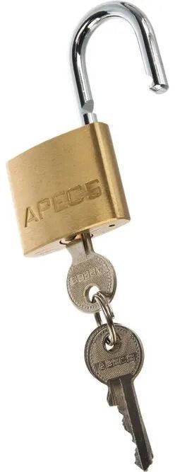 Замок навесной APECS PDB-01-40, латунь - фото