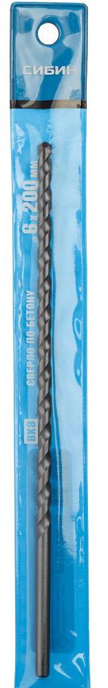 Сверло по бетону СИБИН, цилиндрический хвостовик - фото