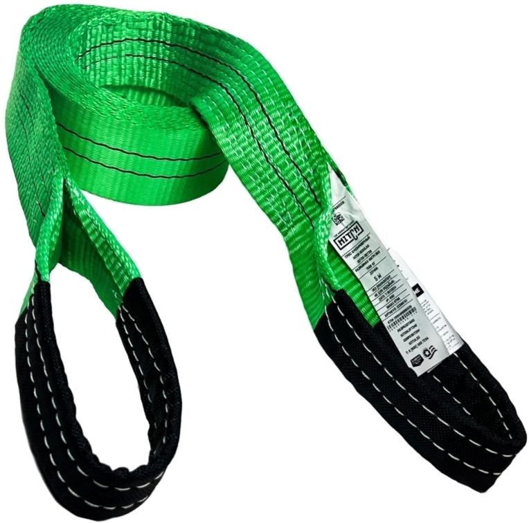 Трос буксировочный для автомобиля 4 м 35 мм разрыв 3 т петля-петля HITCH Regular SZ073740 - фото