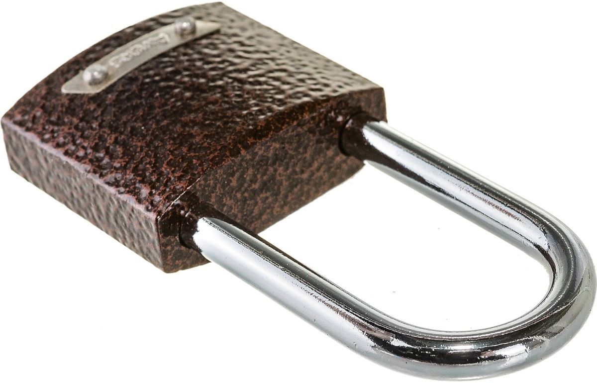 Навесной замок с удлиненной дужкой APECS PD-01, чугун - фото