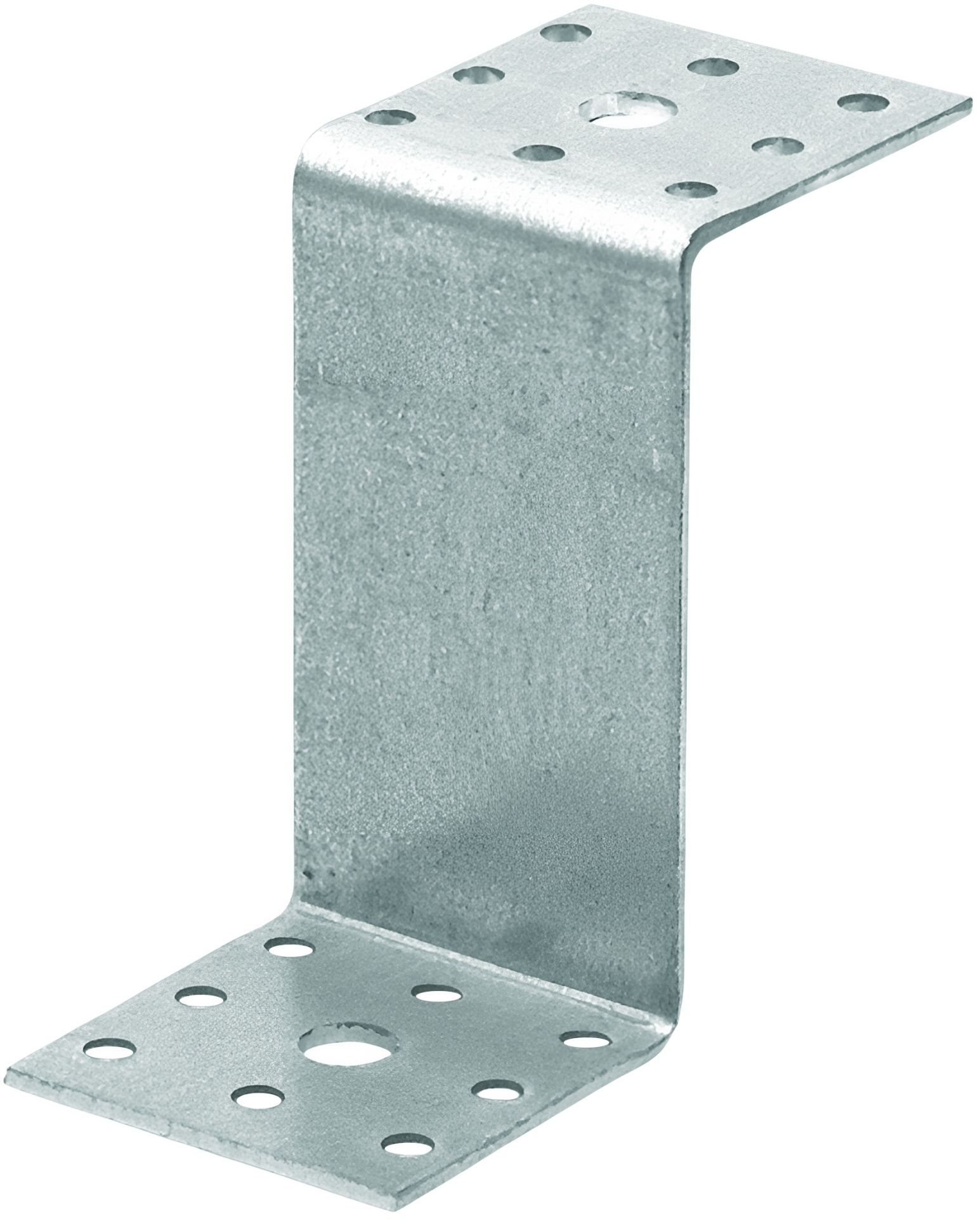 Крепежный уголок Z-образный 40х75х40х2 мм Буратино 1/2, оцинкованная сталь - фото