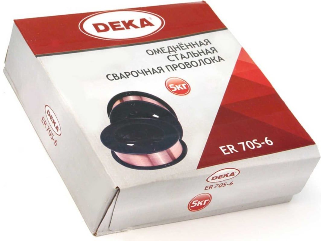 Проволока для сварки омедненная DEKA ER70S-6 - фото