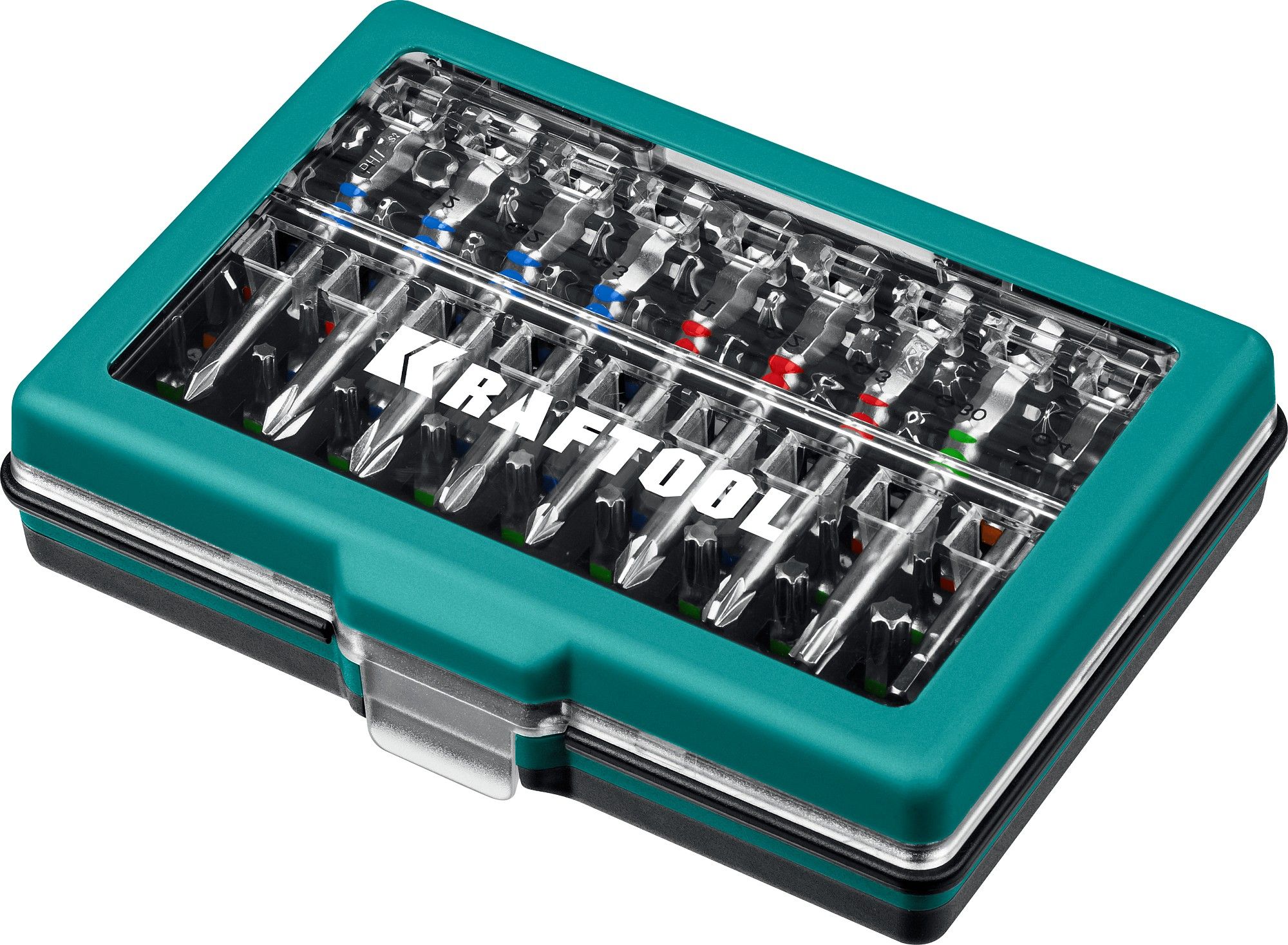 Набор многофункциональных бит Kraftool C-Drive 71 26067-H71, сталь Cr-Mo, 71 шт - фото
