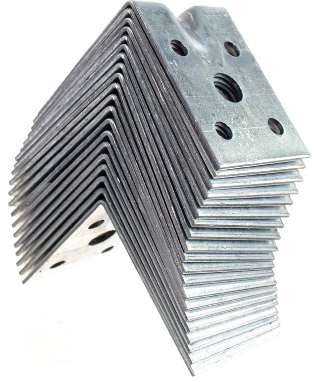 Уголок усиленный 50х50х35х1,5 мм RKPZ5 горячий цинк, 20 шт - фото